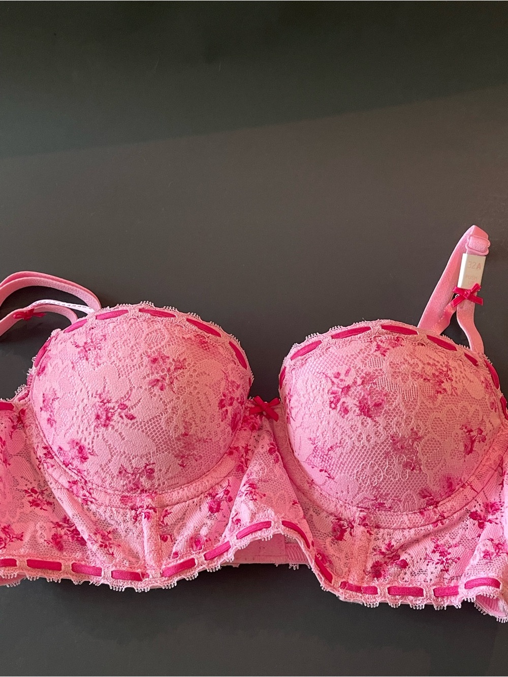 Victoria's Secret Pink X LoveShackFancy Lace Bra - Picture 2 of 12